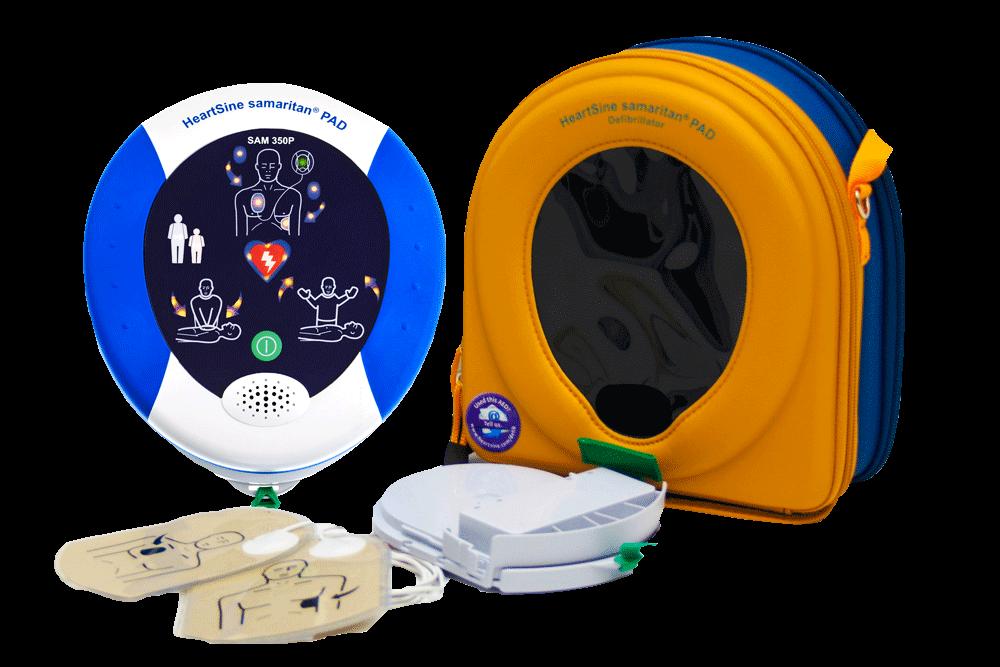 Defibrillatoren retten Leben (HeartSine-AED)