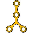 Titan-Platte 4-Loch Y-Form