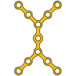 Titan-Platte 11-Loch 2Y-Form