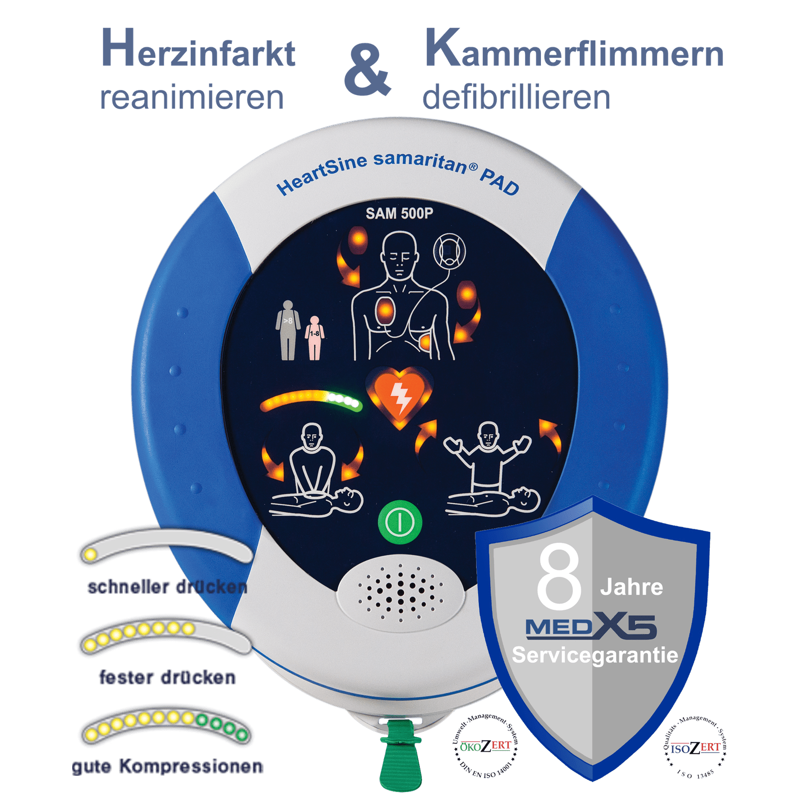 Defibrillator SAM 500P (HeartSine)