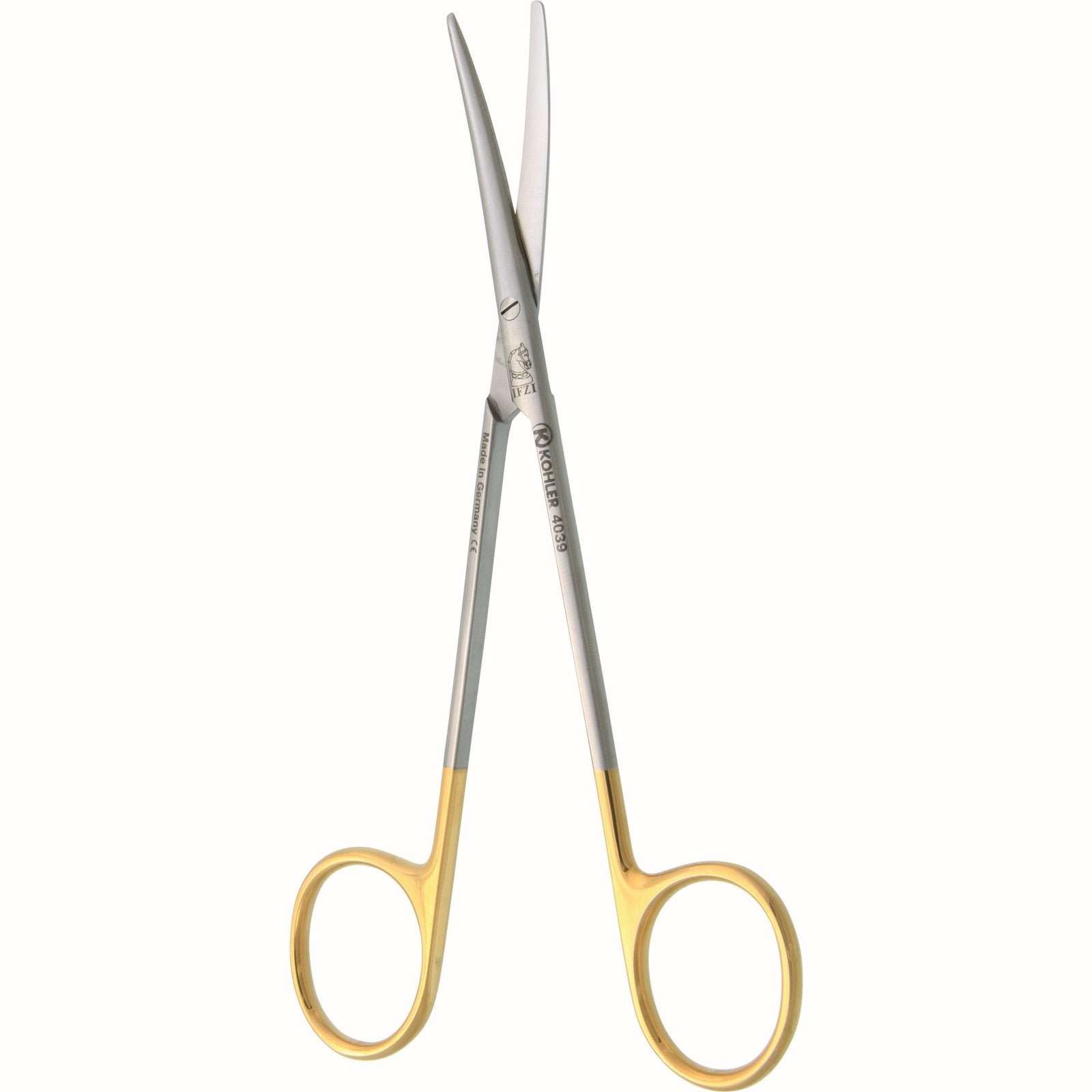 TC-Schere METZENBAUM 14,5 cm gebogen stumpf