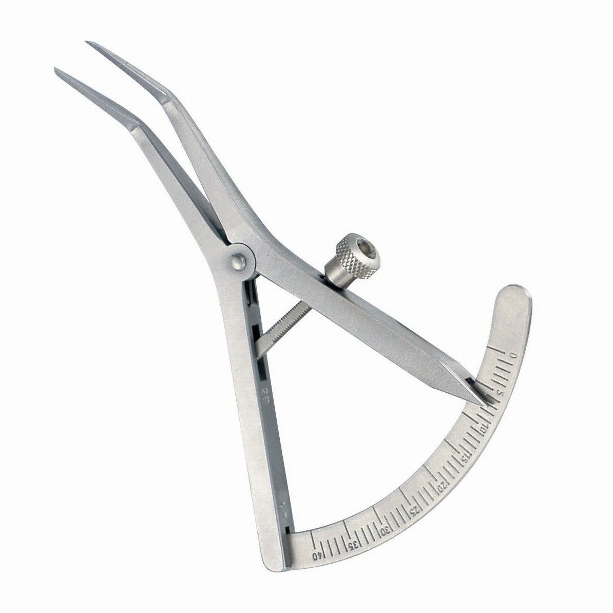 Messzirkel Castroviejo 9 cm gebogen