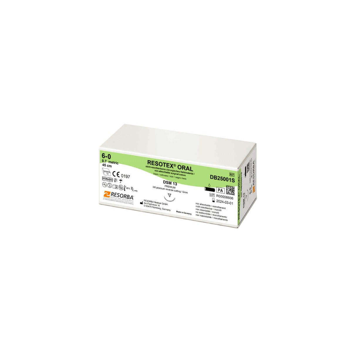 RESORBA RESOTEX® ORAL – Produktverpackung (Typabbildung)