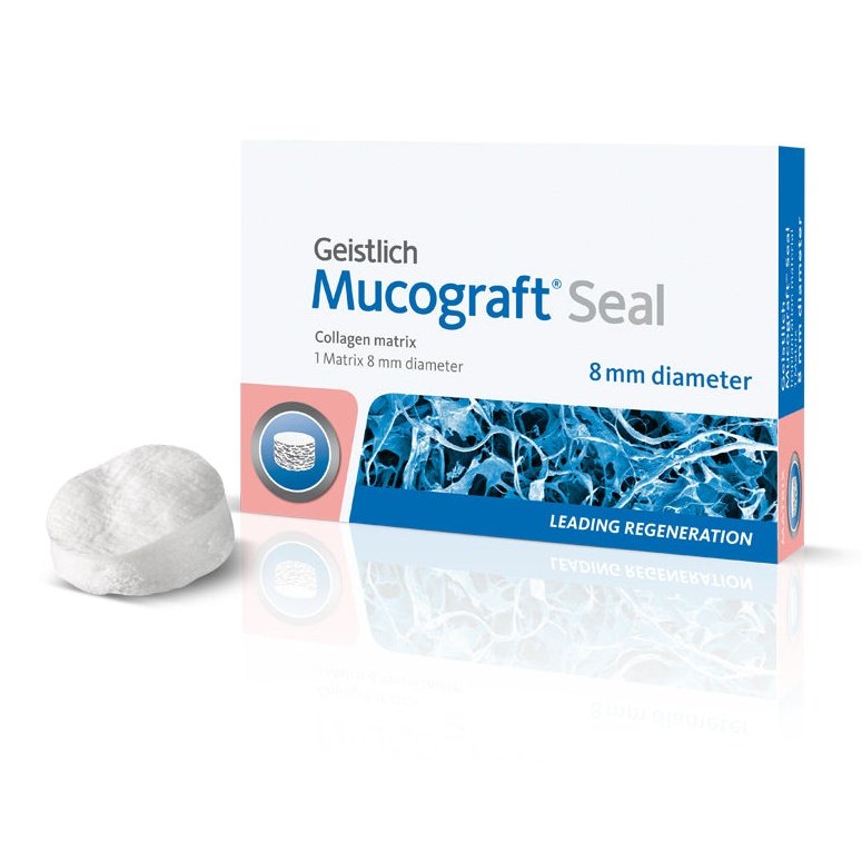 Geistlich Mucograft® Seal Ø 8 mm Resorbierbare Kollagenmatrix