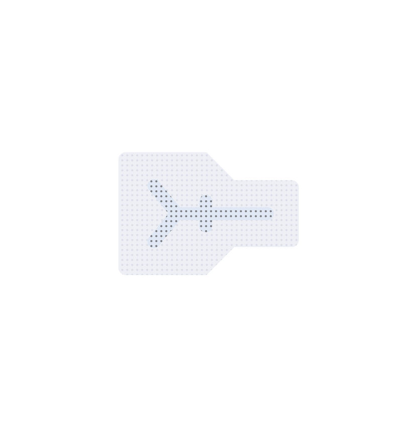 Nobel Biocare creos syntoprotect titanverstärkte PTFE-Membran, 150 µm, 1 Einheit, Form 3, Best.-Nr. N1615TI-03-1